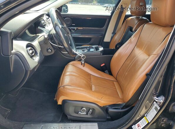 SAJWJ1CD7G8W00474 2016 JAGUAR XJ Черный Вид салона спереди