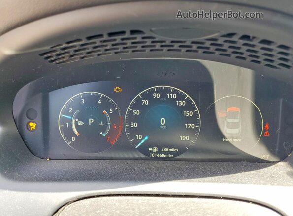 SAJWJ1CD7G8W00474 2016 JAGUAR XJ Черный Вид щитка приборов