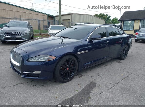 SAJWJ2GD1G8V93229 2016 JAGUAR XJ Синий Передняя левая четверть