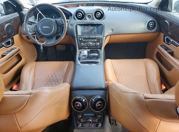 SAJWJ2GD3H8W10954 2017 JAGUAR XJL Blue Widok deski rozdzielczej
