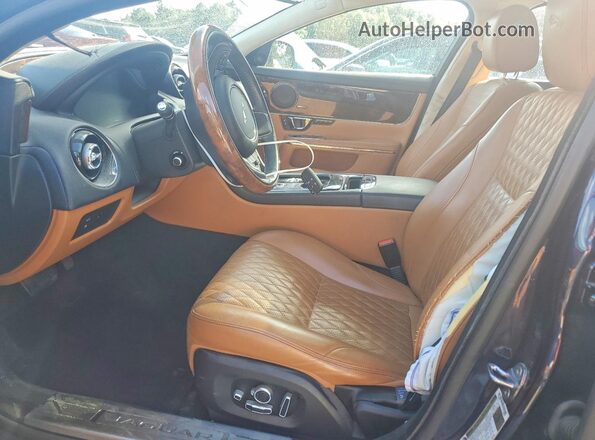 SAJWJ2GD3H8W10954 2017 JAGUAR XJL Blue Widok wnętrza z przodu