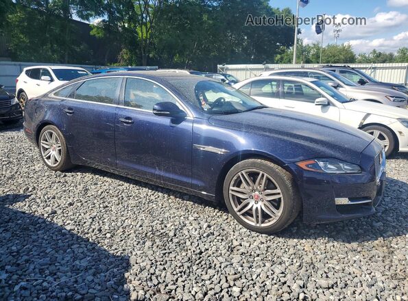 SAJWJ2GD3H8W10954 2017 JAGUAR XJL Blue Przód prawy