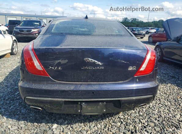 SAJWJ2GD3H8W10954 2017 JAGUAR XJL Blue Widok z tyłu