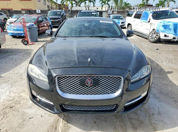 SAJWJ2GD5H8W08980 2017 JAGUAR XJL Black Դիմացի տեսք