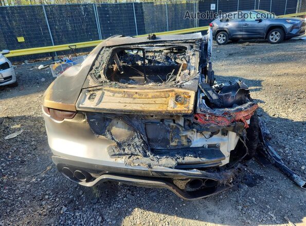 SAJWJ6DL5GMK29583 2016 JAGUAR F-TYPE Silver უკანა ხედი