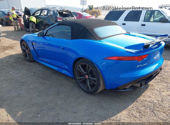 SAJWJ6K87HMK38656 2017 JAGUAR F-TYPE Blue Tył lewy