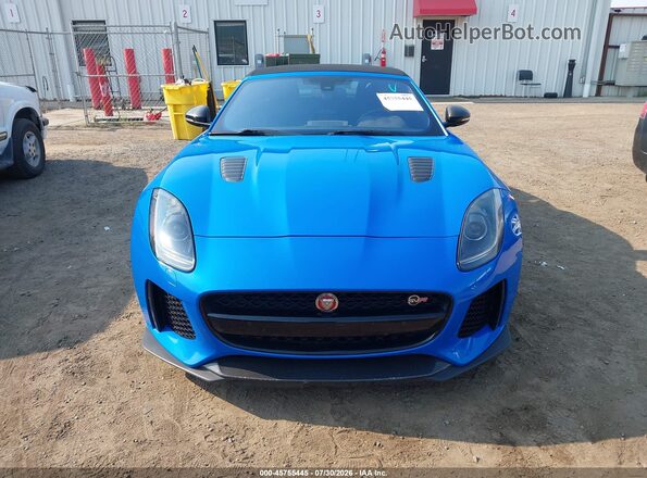 SAJWJ6K87HMK38656 2017 JAGUAR F-TYPE Blue Widok zestawu wskaźników