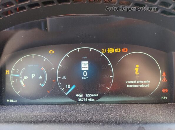 SAJXJ1CD0K8W20336 2019 JAGUAR XJ Белый Вид щитка приборов