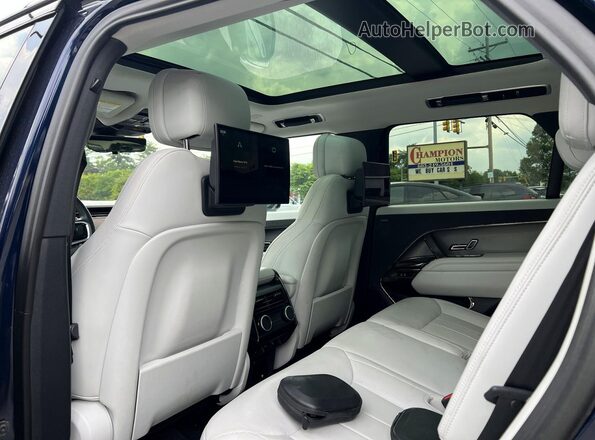 SAL1P9EU9PA112812 2023 LAND ROVER RANGE Blue Vista del cuadro de instrumentos