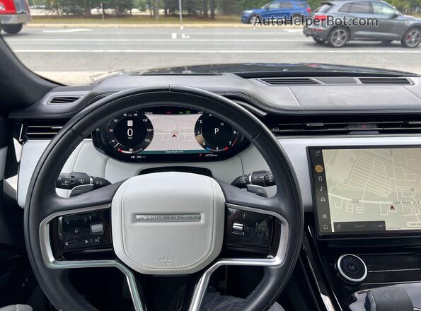 SAL1P9EU9PA112812 2023 LAND ROVER RANGE Blue Vista interior delantera
