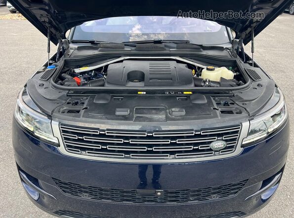 SAL1P9EU9PA112812 2023 LAND ROVER RANGE Blue Vista del salpicadero