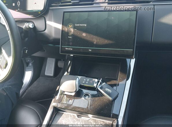 SAL1P9EUXSA498164 2025 LAND ROVER RANGE ROVER SPORT Black Вид панелі приладів