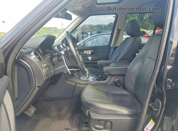 SALAC2V65GA791580 2016 LAND ROVER LR4 Черный Вид салона спереди