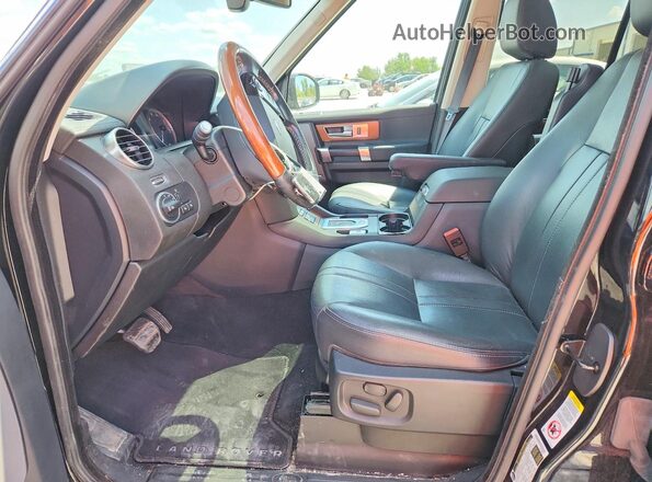 SALAG2V61GA807407 2016 LAND ROVER LR4 Black Widok wnętrza z przodu