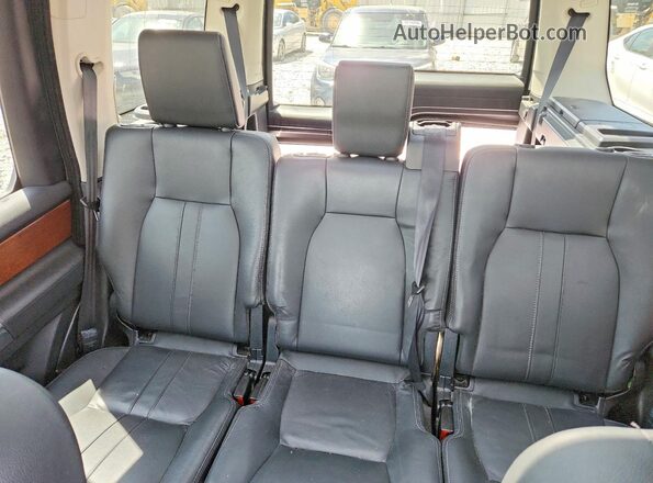 SALAG2V61GA807407 2016 LAND ROVER LR4 Black Widok tylnych siedzeń
