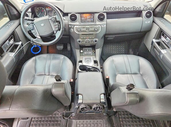 SALAG2V61GA842254 2016 LAND ROVER LR4 Black Вид панелі приладів