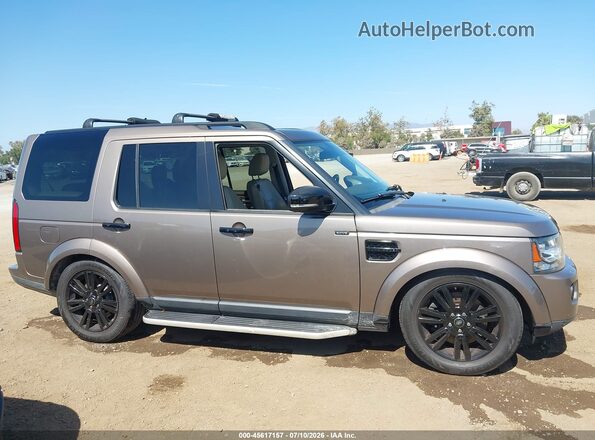 SALAG2V65GA789171 2016 LAND ROVER LR4 Brown Вид задньої частини салону