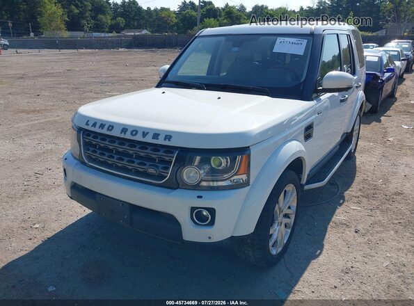 SALAG2V66GA830178 2016 LAND ROVER LR4 White Widok z przodu