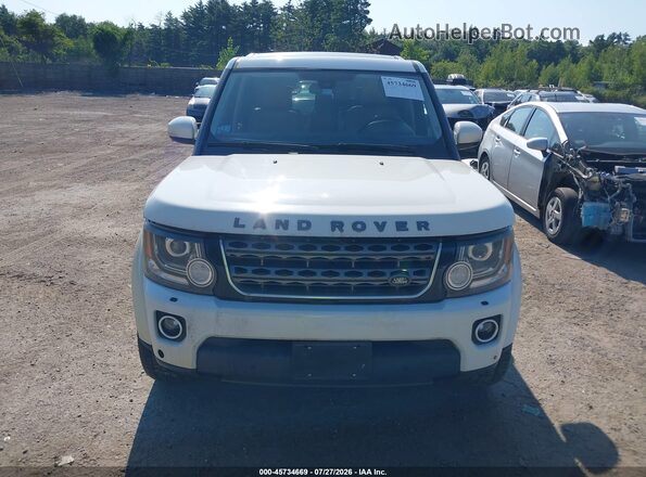 SALAG2V66GA830178 2016 LAND ROVER LR4 White Widok zestawu wskaźników