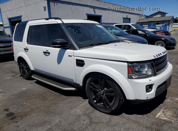 SALAG2V68GA790489 2016 LAND ROVER LR4 Белый Передняя правая четверть
