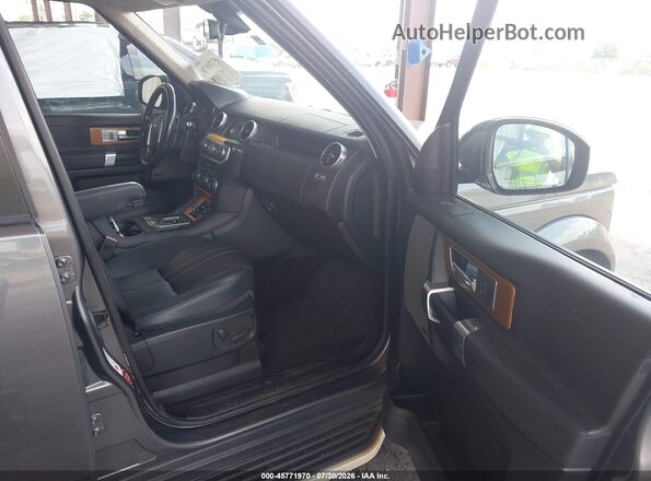 SALAG2V6XGA789618 2016 LAND ROVER LR4 Gray Widok wnętrza z przodu
