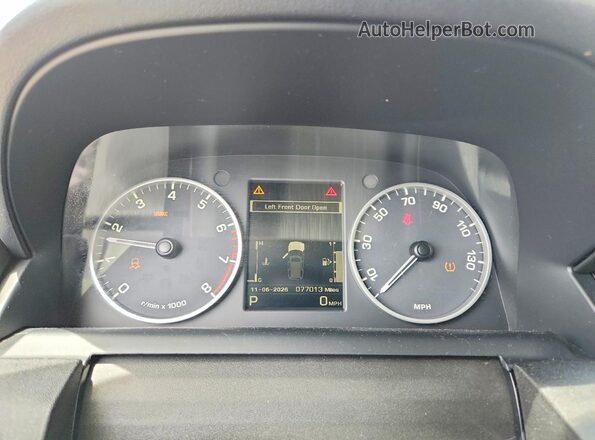 SALAG2V6XGA840115 2016 LAND ROVER LR4 White Вид щитка приладів