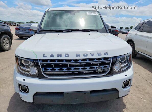 SALAG2V6XGA840115 2016 LAND ROVER LR4 White Вид спереду