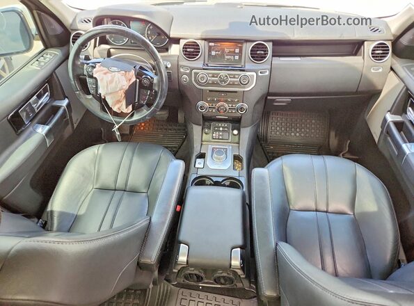SALAG2V6XGA840115 2016 LAND ROVER LR4 White Вид панелі приладів