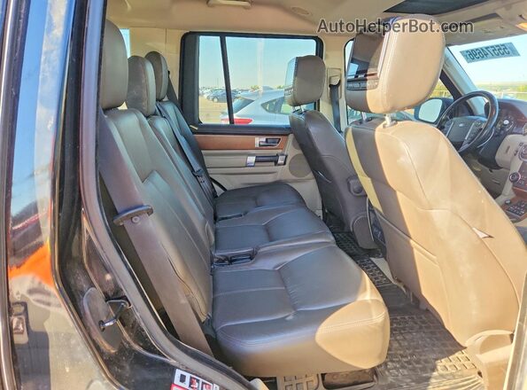 SALAK2V64GA796837 2016 LAND ROVER LR4 Black Rear interior view