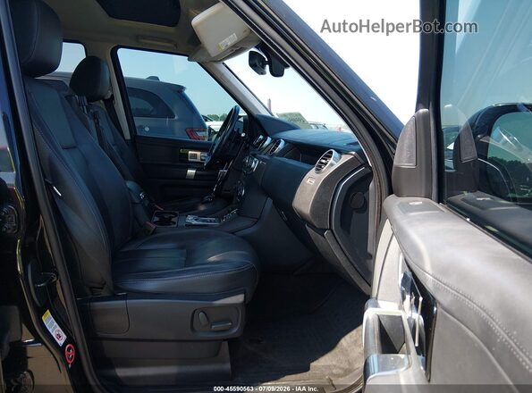 SALAK2V68GA812263 2016 LAND ROVER LR4 Black Вид салону спереду