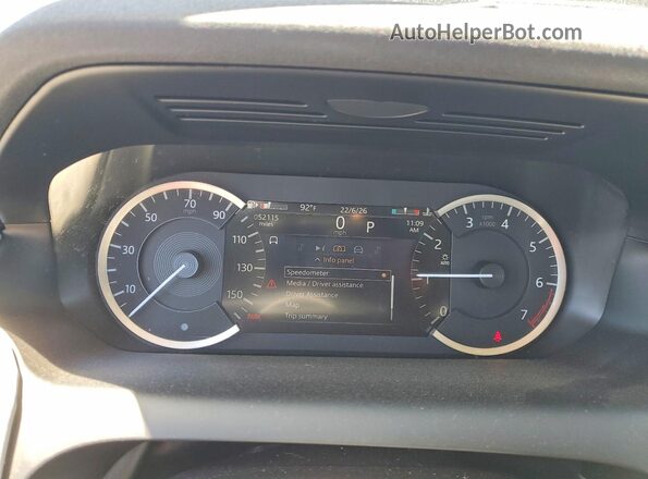 SALCJ2FX1MH904546 2021 LAND ROVER DISCOVERY Синий Вид щитка приборов