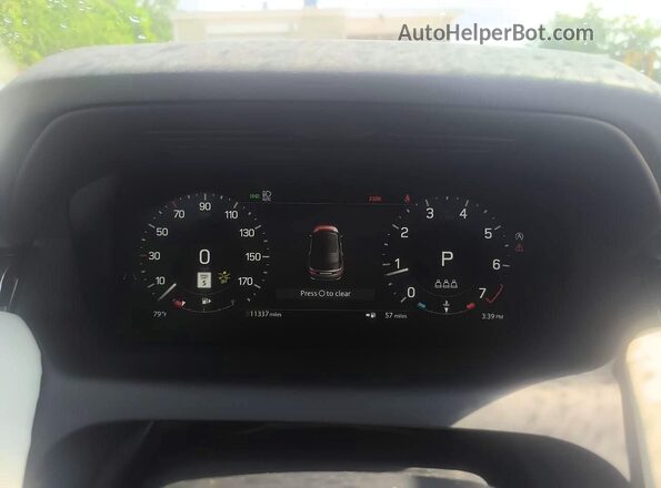 SALCJ2FX1SH360644 2025 LAND ROVER DISCOVERY Серый Вид панели приборов