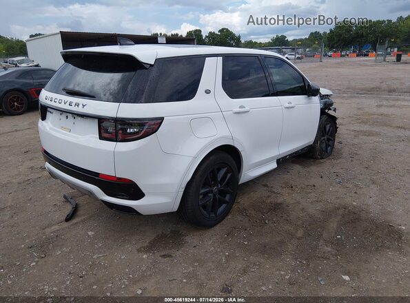 SALCJ2FX3RH346822 2024 LAND ROVER DISCOVERY SPORT White Задня права чверть