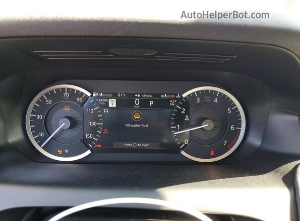 SALCJ2FX9NH906840 2022 LAND ROVER DISCOVERY White ხელსაწყოთა პანელის ხედი