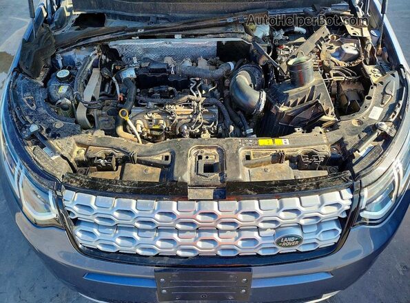 SALCK2FX1LH833733 2020 LAND ROVER DISCOVERY Синий Вид подкапотного пространства