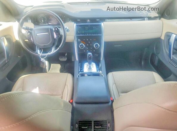 SALCK2FX1LH848362 2020 LAND ROVER DISCOVERY Black Вид панелі приладів