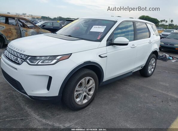 SALCK2FXXLH865225 2020 LAND ROVER DISCOVERY SPORT White წინა მარცხენა ხედი სამი მეოთხედიდან