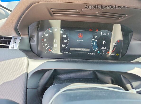 SALCL2FX4PH323248 2023 LAND ROVER DISCOVERY Black Widok zestawu wskaźników