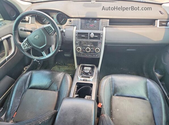 SALCP2BG0HH650774 2017 LAND ROVER DISCOVERY Black Առջևի վահանակի տեսք