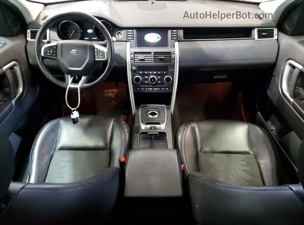 SALCP2BG2HH693674 2017 LAND ROVER DISCOVERY White Вид панелі приладів
