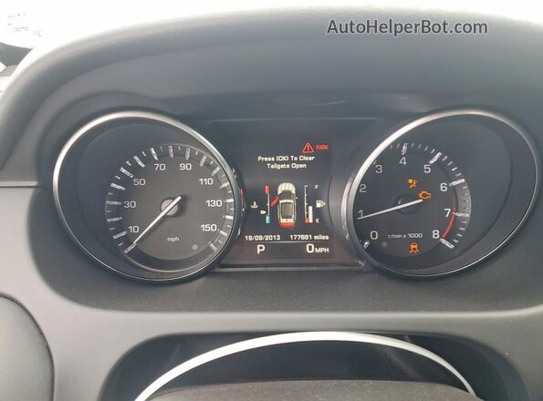 SALCP2BG3GH608498 2016 LAND ROVER DISCOVERY Gray Instrument cluster view