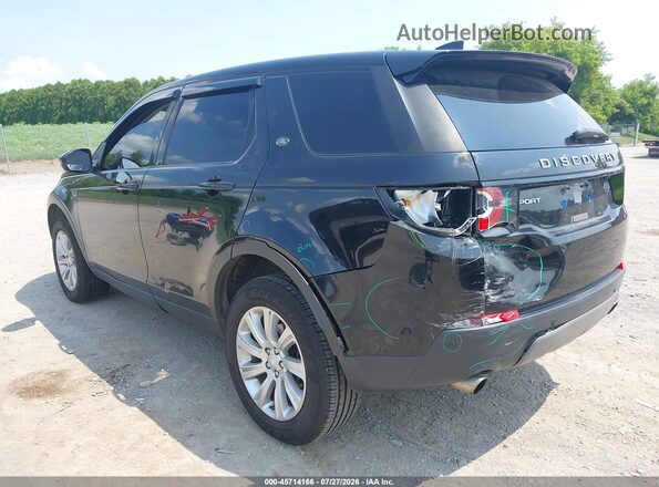 SALCP2BG3HH659582 2017 LAND ROVER DISCOVERY SPORT Black Tył lewy