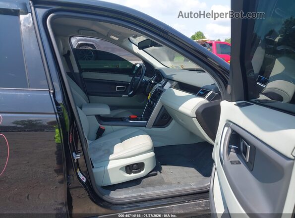 SALCP2BG3HH659582 2017 LAND ROVER DISCOVERY SPORT Black Widok wnętrza z przodu
