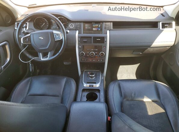 SALCP2BG3HH696793 2017 LAND ROVER DISCOVERY Black Widok deski rozdzielczej