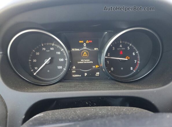 SALCP2BG3HH696793 2017 LAND ROVER DISCOVERY Black Widok zestawu wskaźników