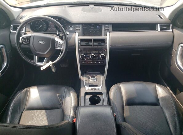SALCP2BG4GH615282 2016 LAND ROVER DISCOVERY Silver Widok deski rozdzielczej