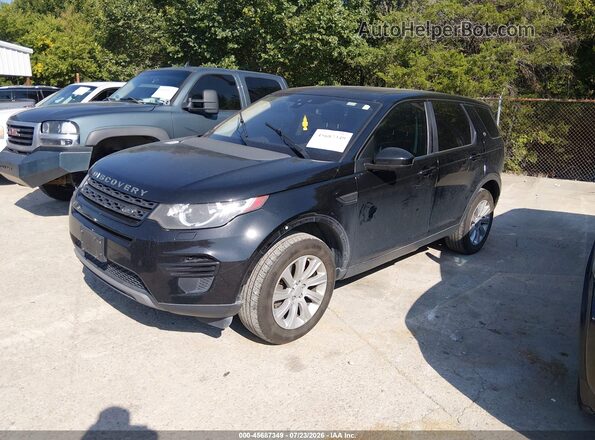 SALCP2BG4HH673782 2017 LAND ROVER DISCOVERY SPORT Черный Передняя левая четверть