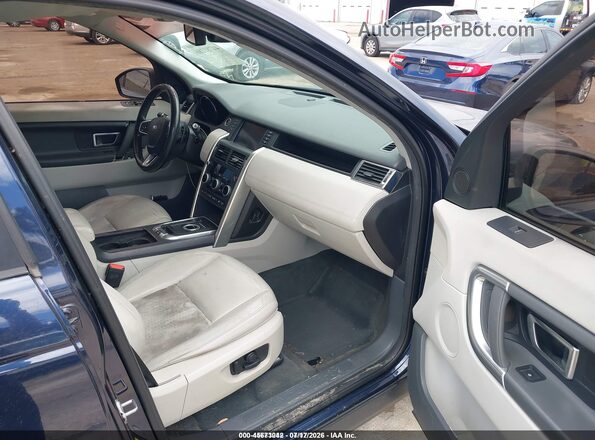 SALCP2BG5GH580557 2016 LAND ROVER DISCOVERY SPORT Dark Blue წინა სალონის ხედი