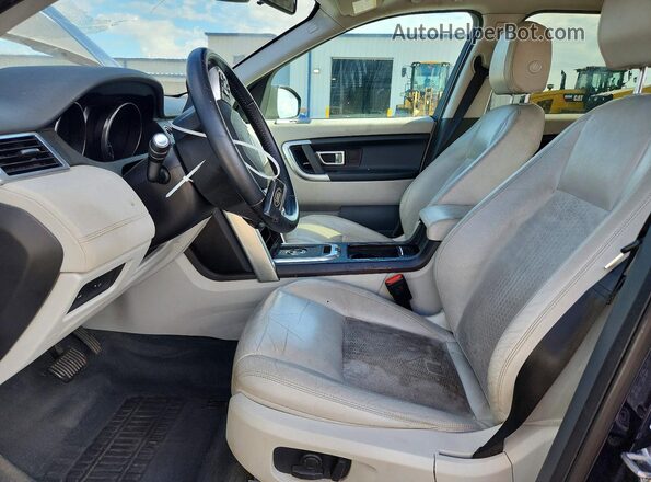 SALCP2BGXHH640253 2017 LAND ROVER DISCOVERY Синий Вид салона спереди
