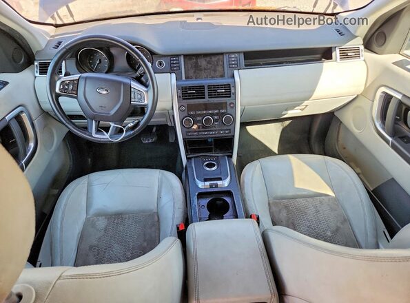 SALCP2BGXHH640253 2017 LAND ROVER DISCOVERY Синий Вид панели приборов